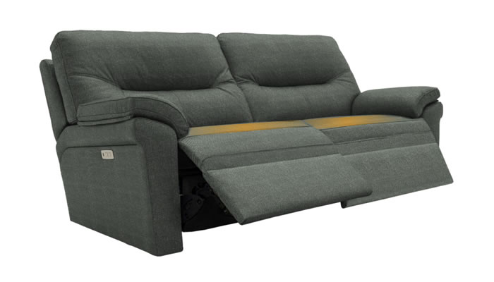 G Plan Seattle Heated 3 Seater Electric Recliner Roche Slate